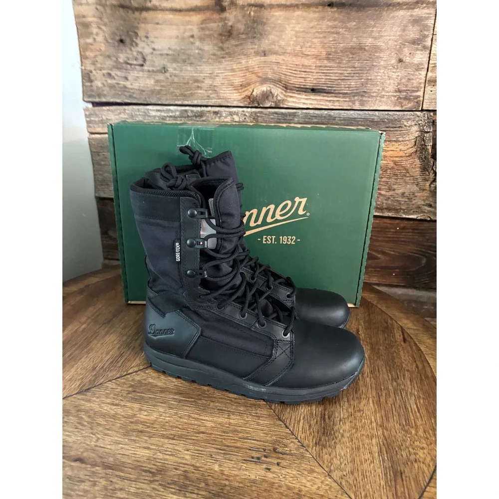 Danner Tachyon 8 Polishable Black GTX Waterproof Tactical Boots 50122 Mens 7.5